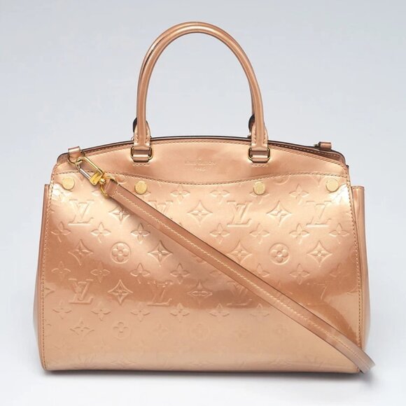 Louis Vuitton Mordore Monogram Vernis Brea MM NM Bag - Picture 1 of 10